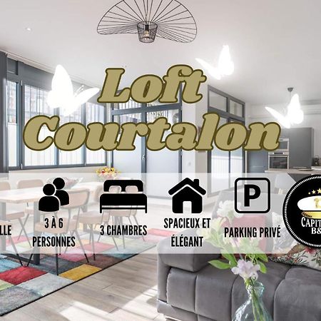 Loft Courtalon - Haut Standing - Patio - Parking Prives Apartment ทรัวส์ ภายนอก รูปภาพ