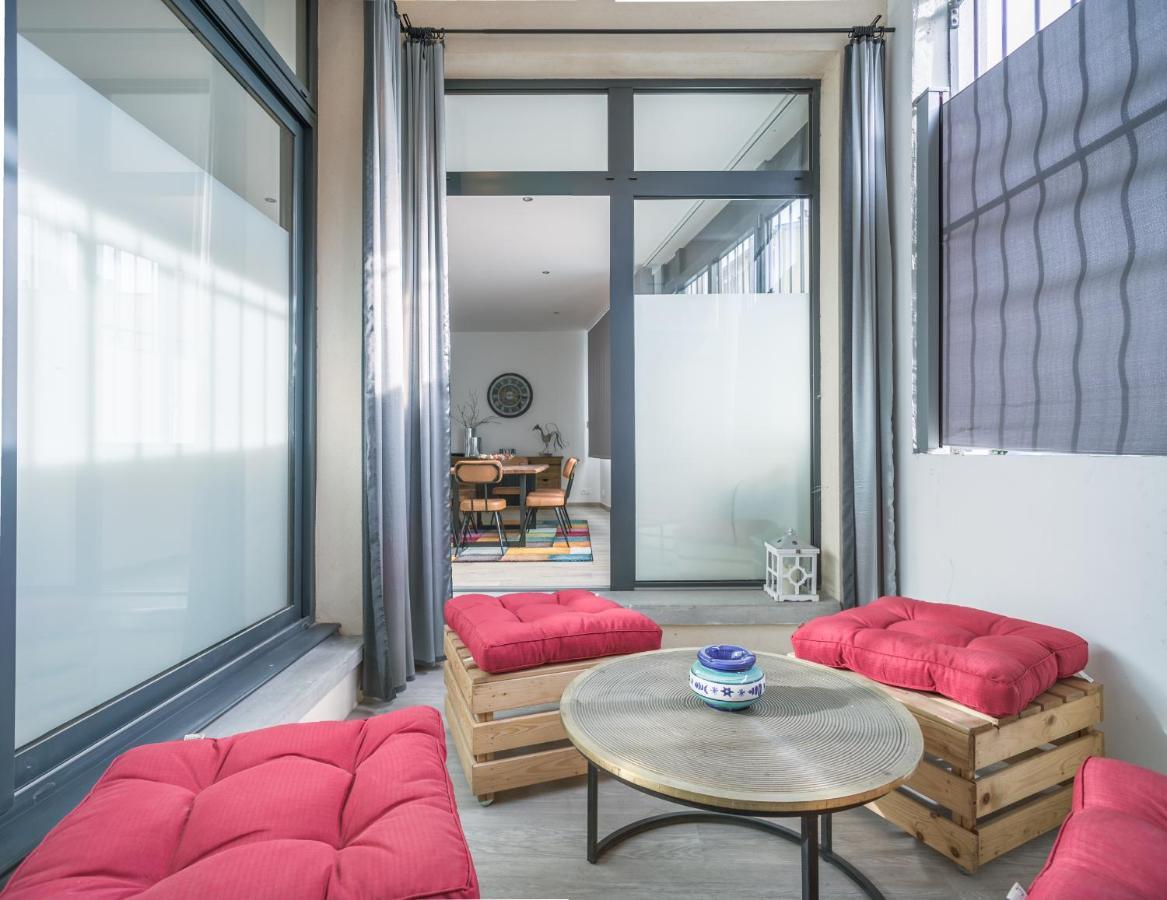 Loft Courtalon - Haut Standing - Patio - Parking Prives Apartment ทรัวส์ ภายนอก รูปภาพ