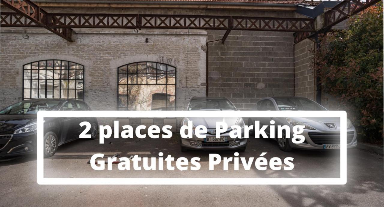 Loft Courtalon - Haut Standing - Patio - Parking Prives Apartment ทรัวส์ ภายนอก รูปภาพ