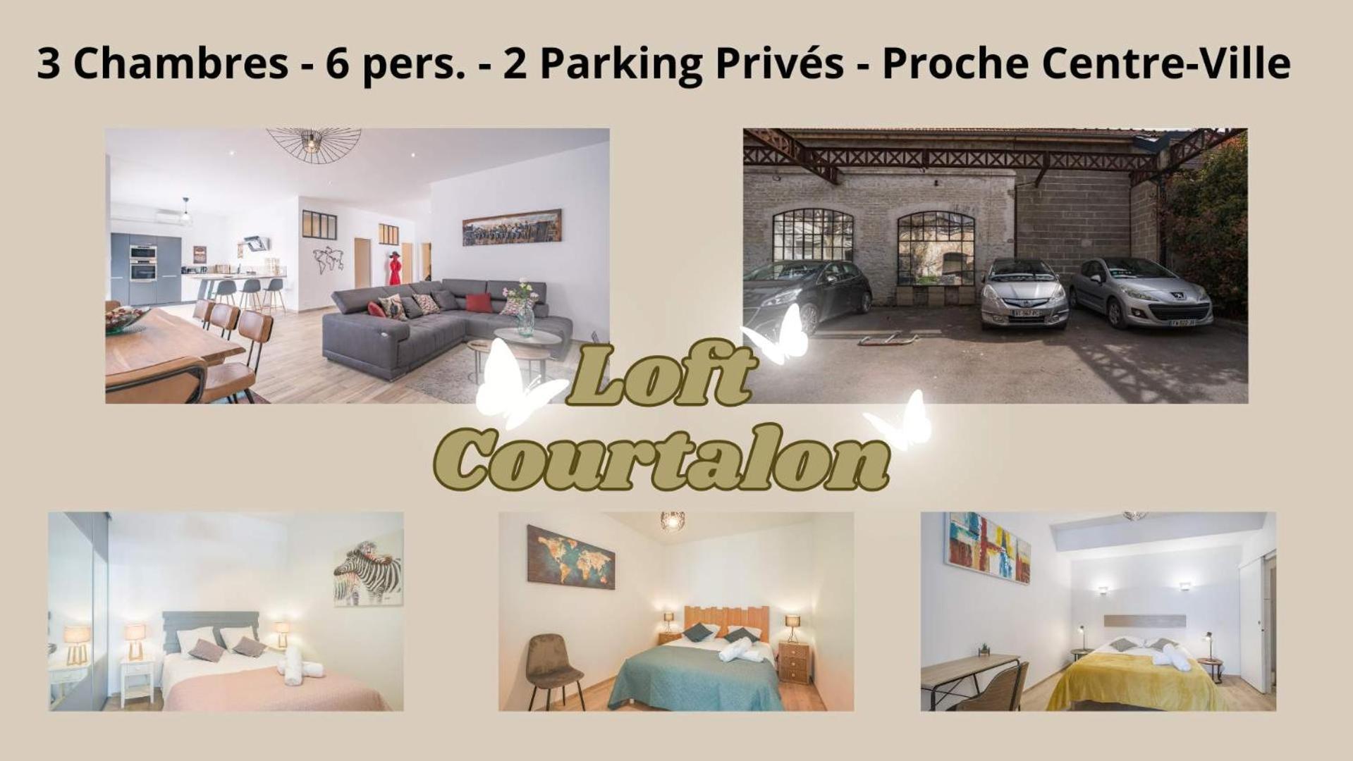 Loft Courtalon - Haut Standing - Patio - Parking Prives Apartment ทรัวส์ ภายนอก รูปภาพ