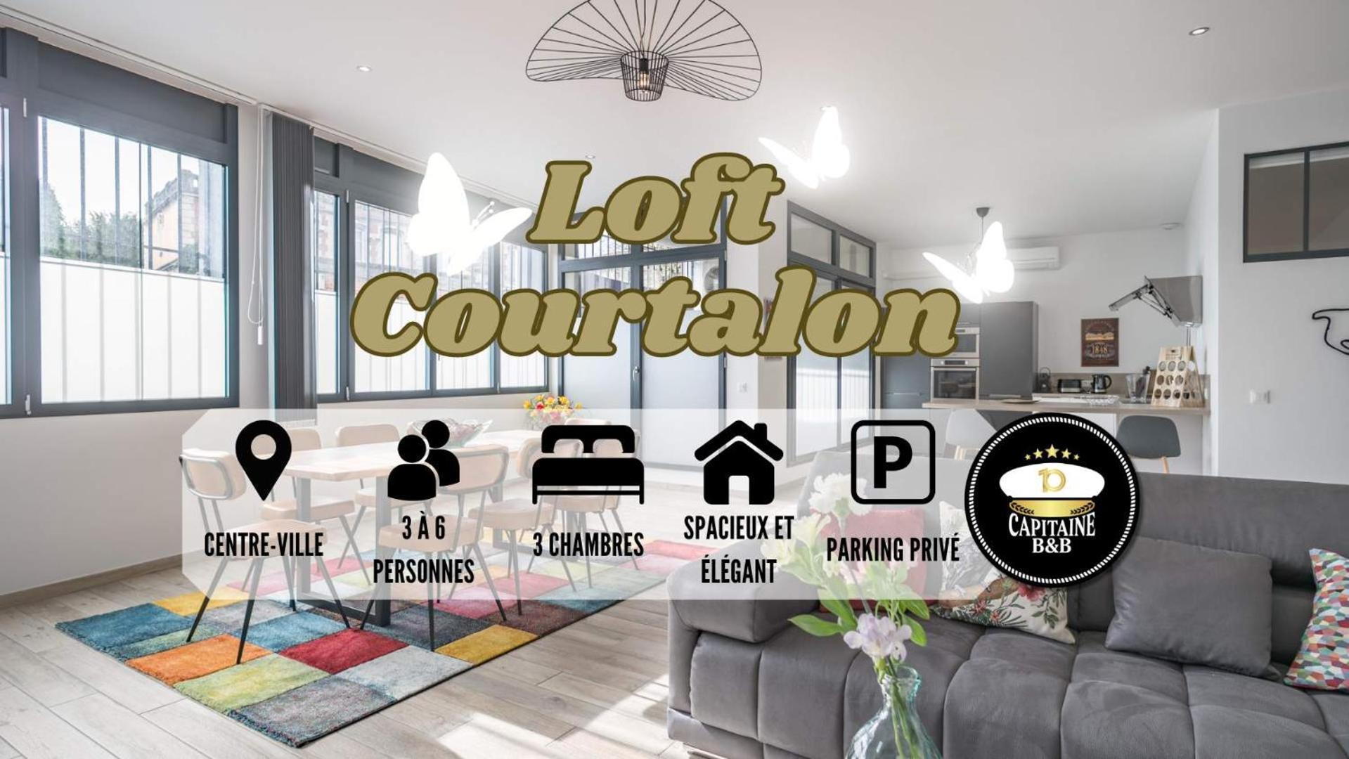 Loft Courtalon - Haut Standing - Patio - Parking Prives Apartment ทรัวส์ ภายนอก รูปภาพ